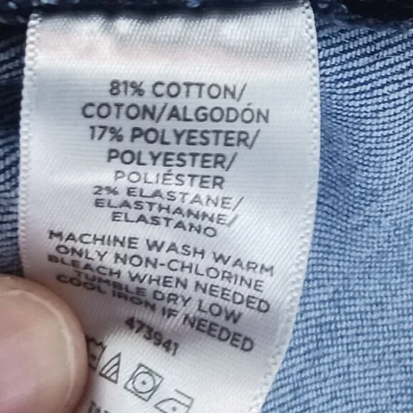 3/$18 - Loft Blue Modern Skinny Jeans Size 4 Petite - Picture 5 of 7